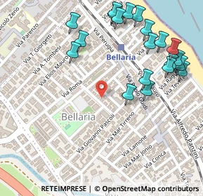 Mappa Via Locchi, 47814 Bellaria-Igea Marina RN, Italia (0.318)