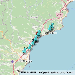 Mappa Via Villaggio Spotorno, 17027 Pietra Ligure SV, Italia (4.58167)