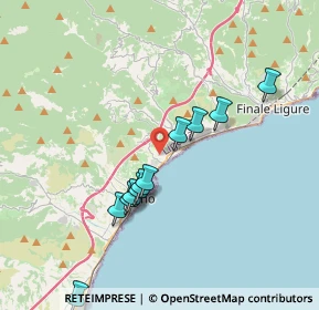 Mappa Via Villaggio Spotorno, 17027 Pietra Ligure SV, Italia (3.57636)