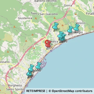 Mappa Via Villaggio Spotorno, 17027 Pietra Ligure SV, Italia (2.11273)