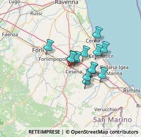 Mappa 47522 Cesena FC, Italia (9.28923)