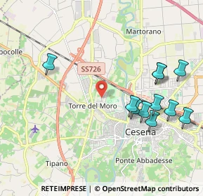 Mappa 47522 Cesena FC, Italia (2.25455)
