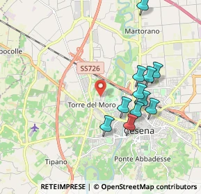 Mappa 47522 Cesena FC, Italia (1.85364)