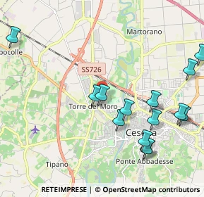 Mappa 47522 Cesena FC, Italia (2.41429)
