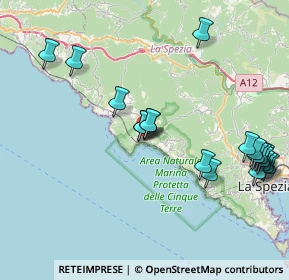 Mappa Via Vincenzo Gioberti, 19016 Monterosso al Mare SP, Italia (9.2655)