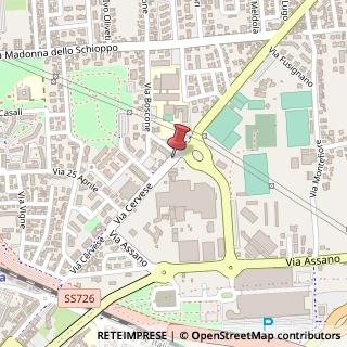 Mappa Via Cervese,  373, 47023 Cesena, Forlì-Cesena (Emilia Romagna)