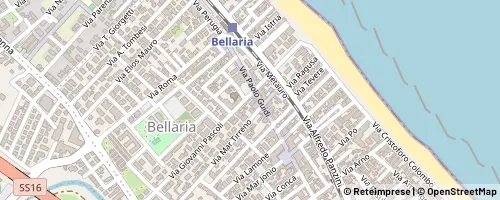 Mappa Bellaria-Igea Marina