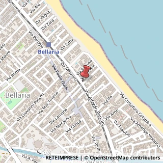 Mappa Via Alfredo Panzini, 61, 47814 Bellaria-Igea Marina, Rimini (Emilia Romagna)
