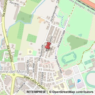 Mappa Via Levanto,  30, 47023 Cesena, Forlì-Cesena (Emilia Romagna)