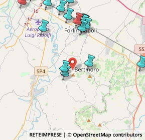 Mappa Via Tombetta, 47032 Bertinoro FC, Italia (5.6525)