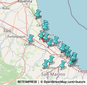 Mappa Via Vetreto, 47042 Cesenatico FC, Italia (15.581)