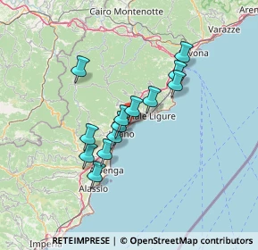 Mappa Via Cristoforo Colombo, 17027 Pietra Ligure SV, Italia (10.89923)