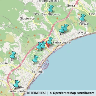Mappa Via Moilastrini, 17027 Pietra Ligure SV, Italia (2.5)