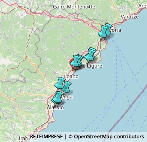 Mappa Via Moilastrini, 17027 Pietra Ligure SV, Italia (10.12636)