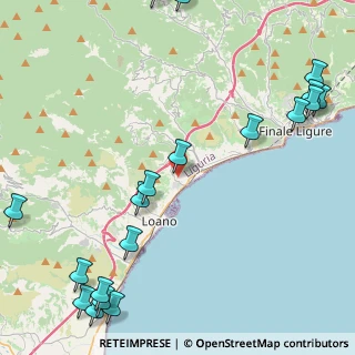 Mappa Via Moilastrini, 17027 Pietra Ligure SV, Italia (6.5915)