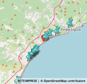 Mappa Via Nicolò Chiazzari, 17027 Pietra Ligure SV, Italia (3.58818)