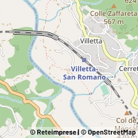 Peta San Romano in Garfagnana