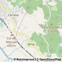 Peta Pieve Fosciana