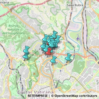 Mappa Via P. Maestri, 00191 Roma RM, Italia (0.8555)