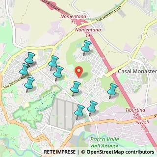 Mappa Via Monte S. Vito, 00156 Roma RM, Italia (1.12545)