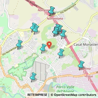Mappa Via Monte S. Vito, 00156 Roma RM, Italia (1.04214)