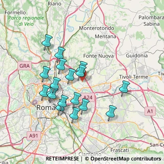 Mappa Via Monte S. Vito, 00156 Roma RM, Italia (7.31333)