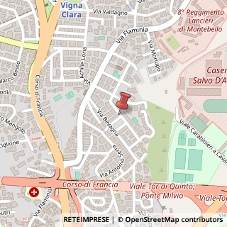 Mappa Piazza monteleone di spoleto, 00191 Roma, Roma (Lazio)