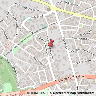 Mappa Via dei Giuochi Istmici, 20, 00135 Roma, Roma (Lazio)