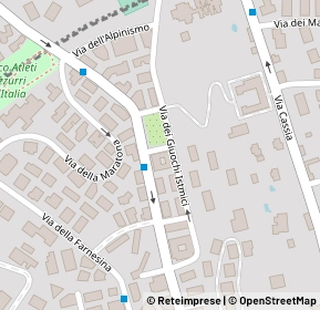 Mappa Via del Golf, 00135 Roma RM, Italia (0.08846)