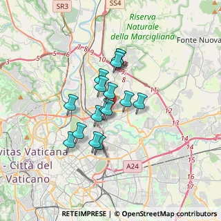 Mappa Via Monte Viglio, 00141 Roma RM, Italia (2.58188)