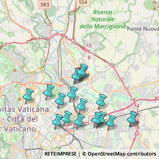 Mappa Via Monte Viglio, 00141 Roma RM, Italia (4.56)