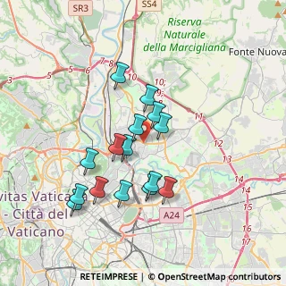 Mappa Via Monte Viglio, 00141 Roma RM, Italia (3.37467)