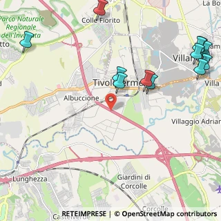Mappa A1 Milano - Napoli, 00019 Guidonia Montecelio RM, Italia (3.0825)