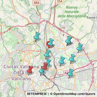 Mappa Via Valsavaranche, 00100 Roma RM, Italia (4.12231)