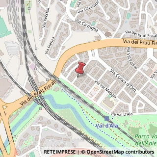 Mappa Via Valsavaranche, 81, 00141 Roma, Roma (Lazio)