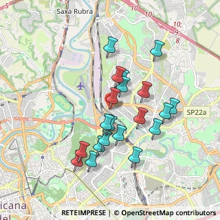 Mappa Via Valsavaranche, 00100 Roma RM, Italia (1.7575)