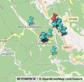 Mappa Via Vittorio Veneto, 00020 Canterano RM, Italia (1.356)