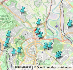 Mappa Via Bevagna, 00189 Roma RM, Italia (2.742)