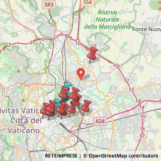Mappa Via Monte Bianco, 00141 Roma RM, Italia (4.162)
