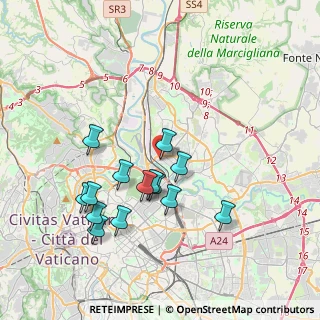 Mappa Via Val di Non, 00141 Roma RM, Italia (3.75286)