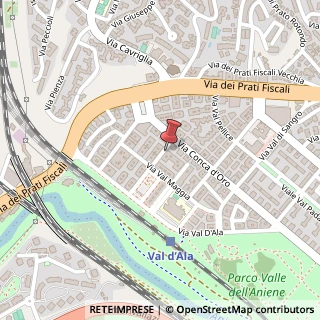 Mappa Via Val di Non, 18, 00141 Roma, Roma (Lazio)
