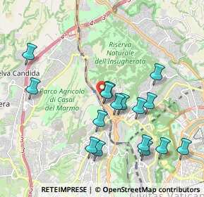 Mappa Via Francesco Soave, 00135 Roma RM, Italia (2.12125)