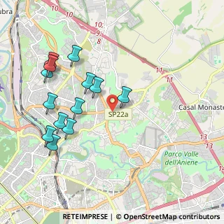 Mappa Via Giuseppe Chiarini, 00137 Roma RM, Italia (2.24)