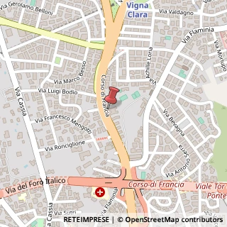 Mappa Corso di Francia, 190, 00191 Roma, Roma (Lazio)