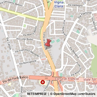 Mappa Corso di Francia, 182, 00191 Roma, Roma (Lazio)