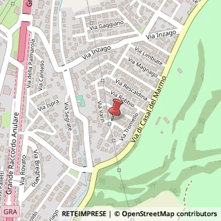 Mappa Via Zinasco, 26, 00135 Roma, Roma (Lazio)