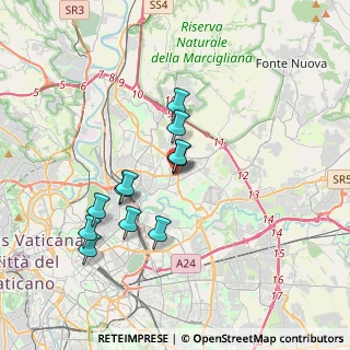 Mappa Via Teofilo Folengo, 00137 Roma RM, Italia (3.39273)