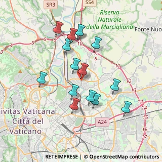 Mappa Via Antelao, 00141 Roma RM, Italia (3.67267)