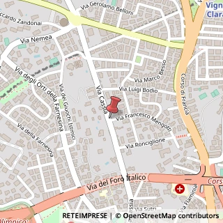 Mappa Via Cassia, 77, 00191 Roma, Roma (Lazio)