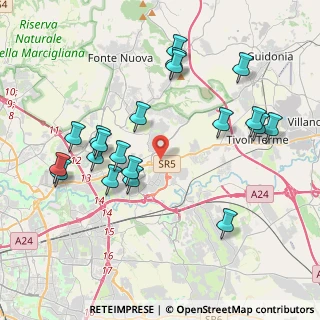 Mappa Via Vittorio Alfieri, 00012 Setteville RM, Italia (4.445)
